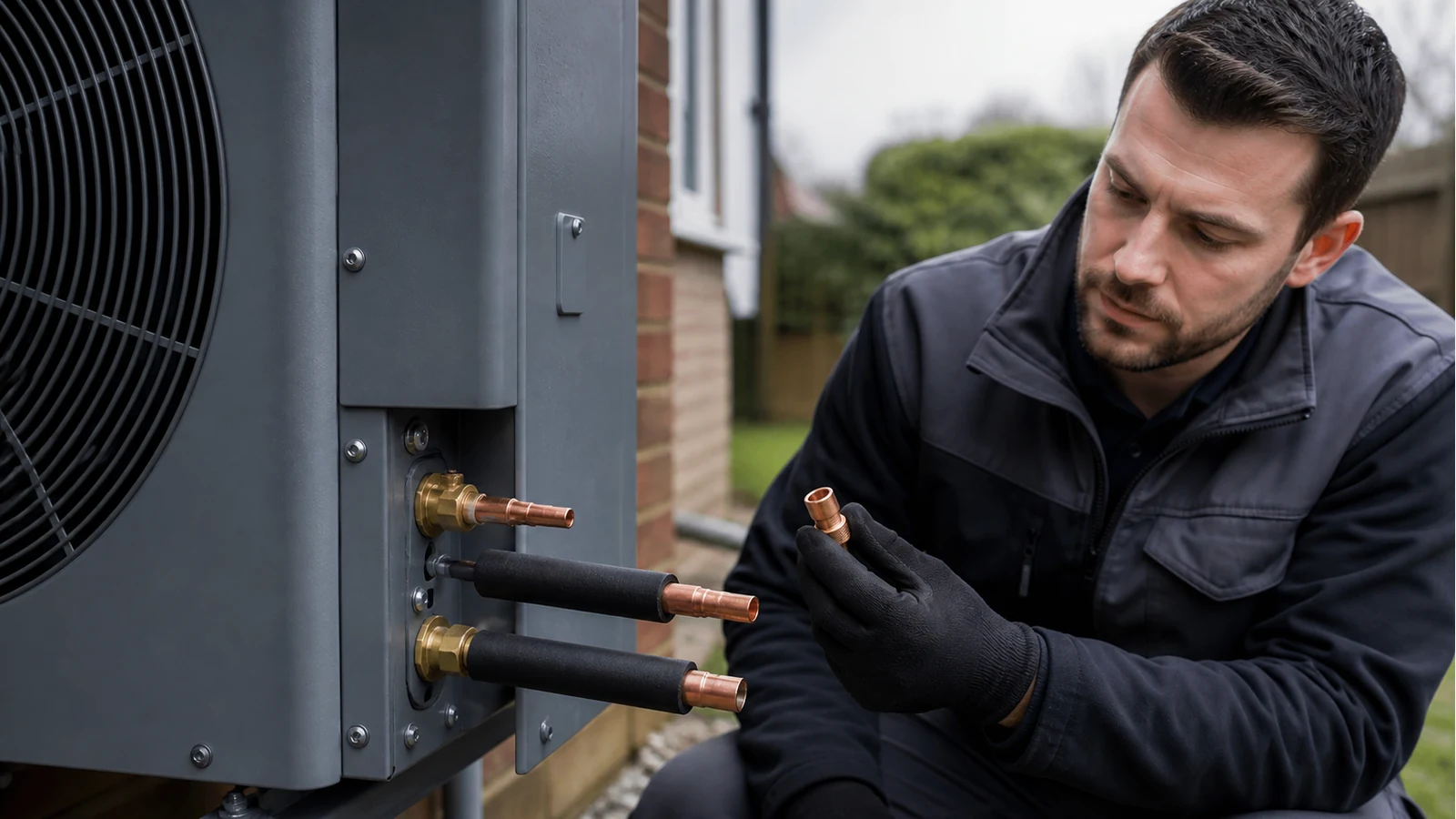heat pump refrigerant flare joints uk guide blog illustration
